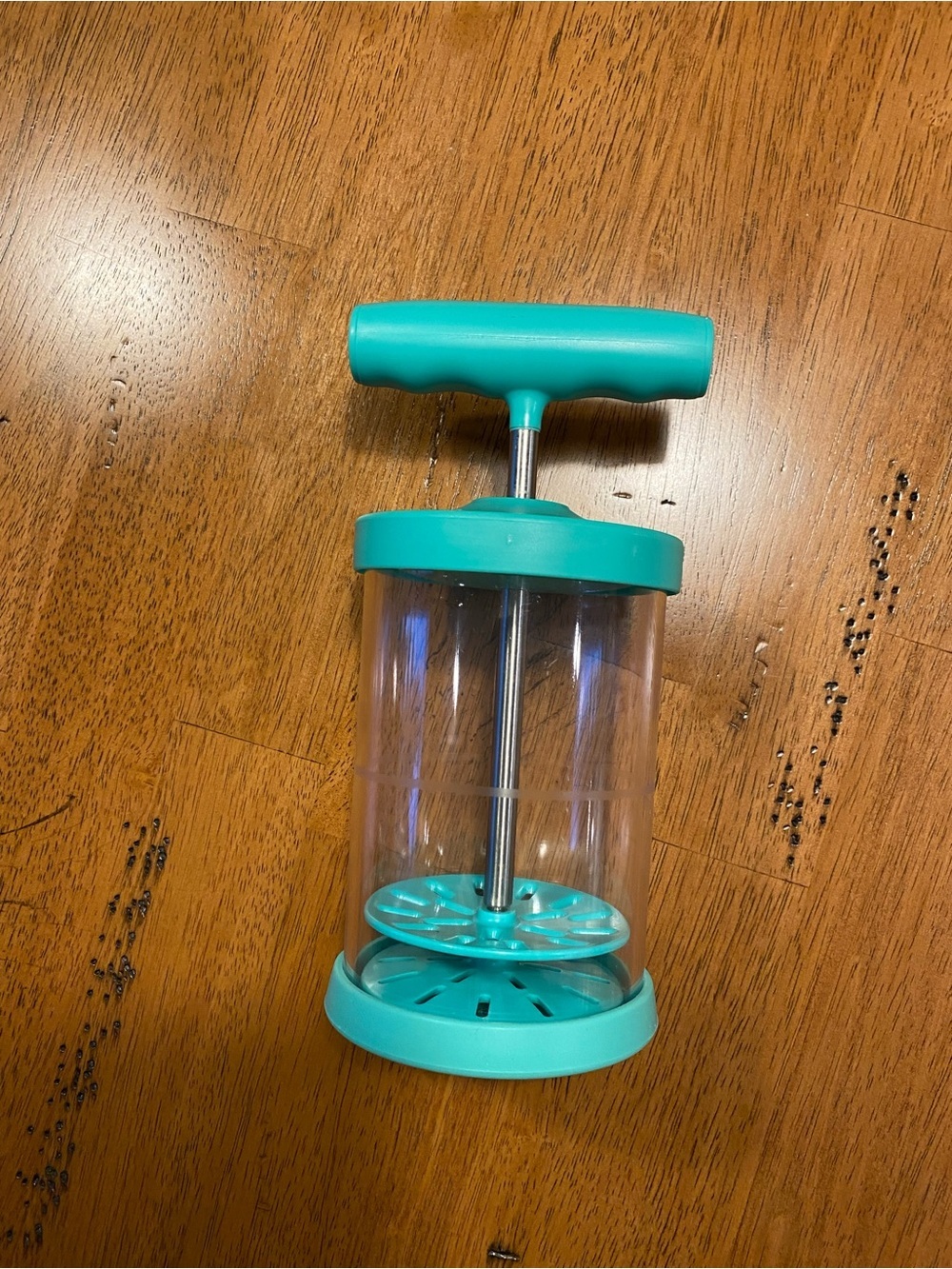 Turquoise Pampered Chef Whipped Cream Maker, Like New